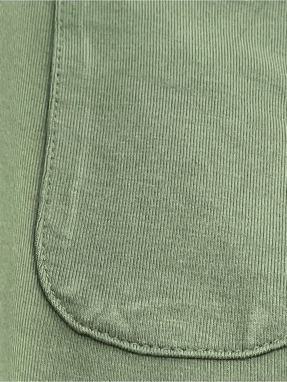 Kyte BABY Retired Thyme Green Short Sleeve Crew Neck Pocket Tee Size 7 - Picture 8 of 12